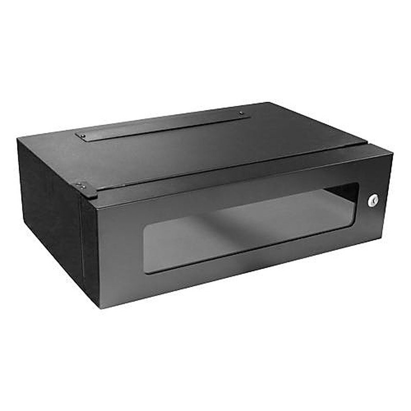 19 Inch Wall Mount Data Cabinet 360mm Glass Door