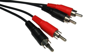 Image of 1.2m Twin RCA Cable