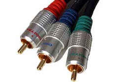 1m Component Cable - OFC Component Video Cable Gold Plated 1m Component Cable - OFC Component Video Cable Gold Plated