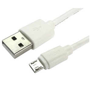 1m USB2.0 Type A (M) to Micro B (M) Cable - White
