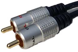 20m Stereo Audio Phono Cable - 2x Phono OFC 20m Stereo Audio Phono Cable - 2x Phono OFC
