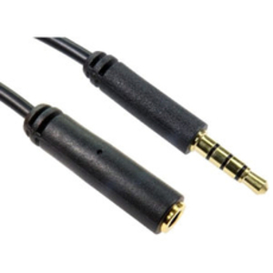 Image of 2m 3.5mm TRRS Male to Female Extension Cable