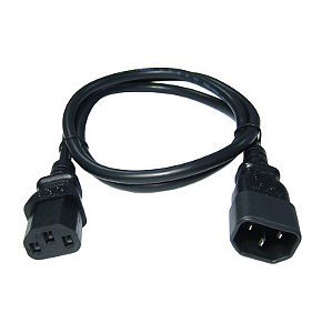 2m IEC Extension Cable - IEC Male to IEC Female (Kettle)