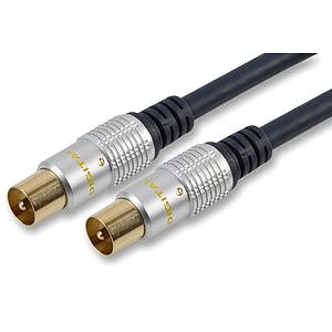 2m High Quality TV Aerial Cable Male to Male 2m High Quality TV Aerial Cable Male to Male
