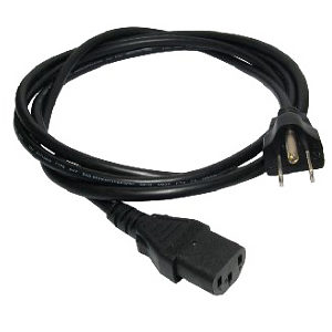 2m US Mains Lead US to IEC C13