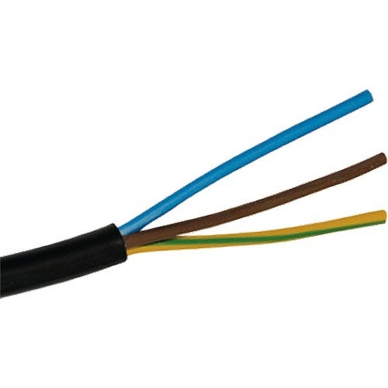 3 Core 1.5mm 3183B LSZH Mains Cable 100m Black