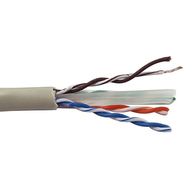 305m CAT6 Network Cable Box Grey PVC Pure Copper