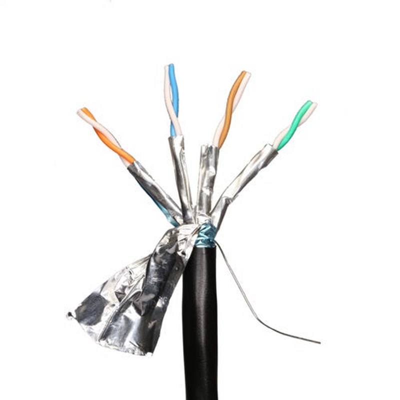 305m Cat6A F/FTP Outdoor Network Cable Box Black PE