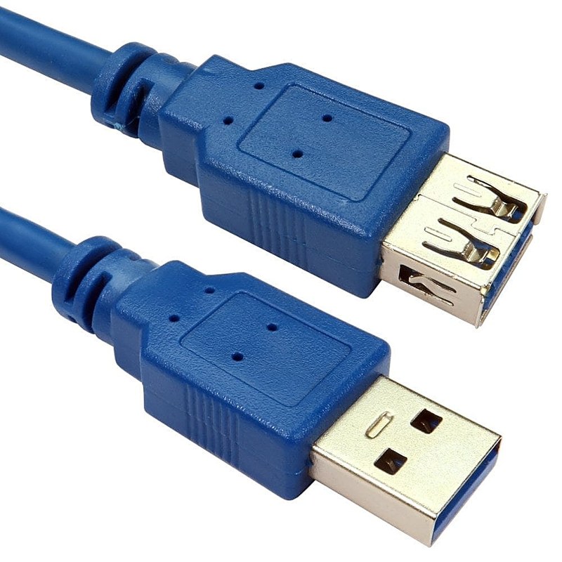 USB 3.0 Extension Cable A Male to A Female, 3m, Blue