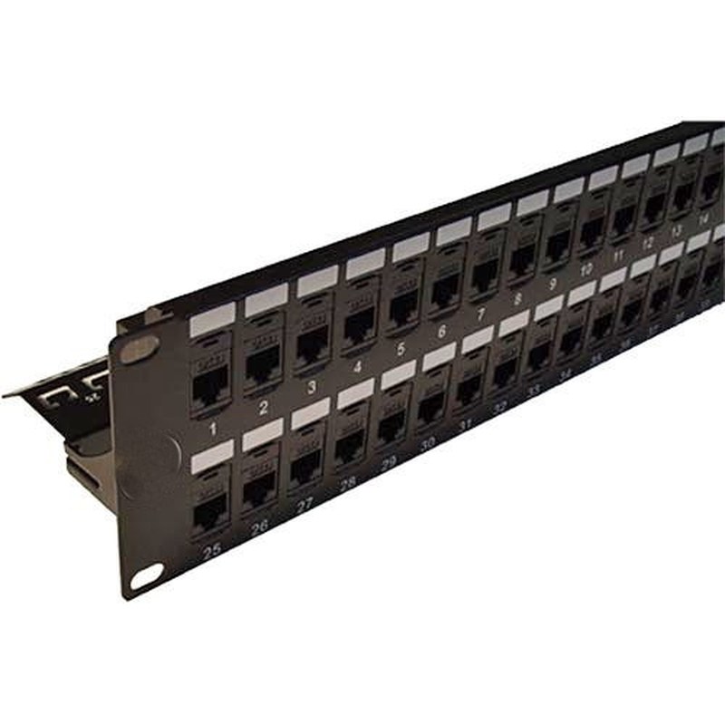 48 Port Cat6 UTP Coupler Patch Panel 2U