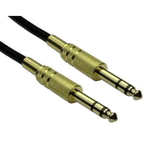 6.35mm 1/4 Inch Jack to Jack Cable Gold Plated, 20m