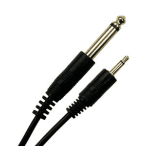 Image of 0.5m 6.35mm Jack to 3.5mm Jack Mono Cable