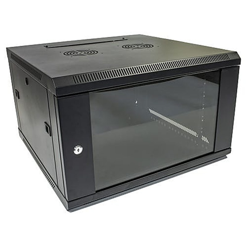 9U 19 Inch Wall Mount Data Cabinet 600mm Flat Pack