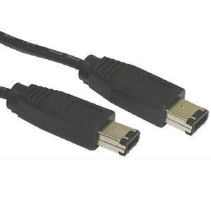 1m Firewire 6 Pin (M) to 6 Pin (M) Cable