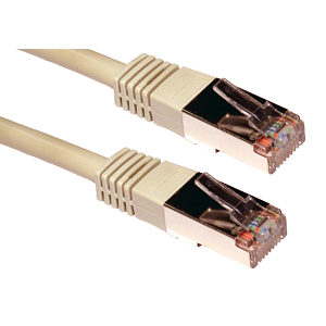 3m Cat5e Shielded Patch Cable - Grey