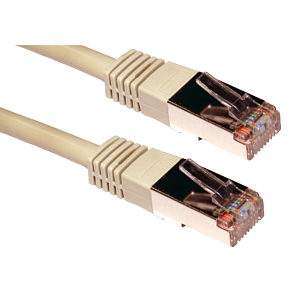 10m Cat5e Shielded Patch Cable - Grey