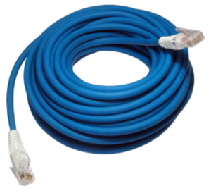 1m Cat5e LSZH Patch Cable - Blue