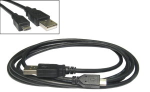 1.8m Micro USB Cable - A to Micro B