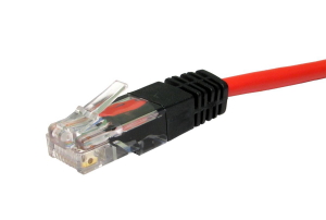 Crossover Network Patch Cable CAT5e, 2m, Red