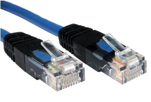 Crossover Network Patch Cable CAT5e, 3m, Blue