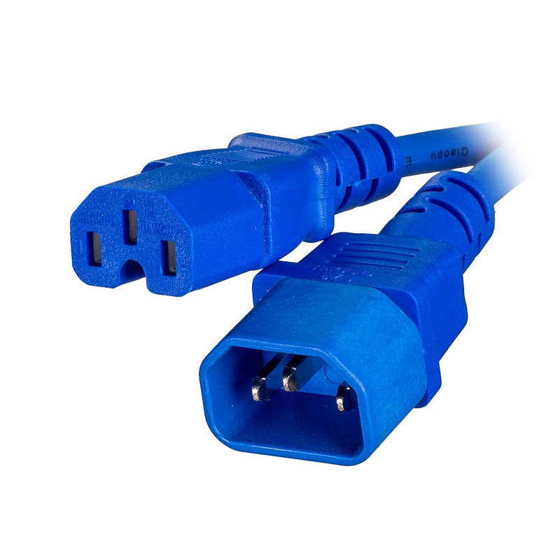 C14 to C15 Hot Condition Lead Rubber, 1m, Blue