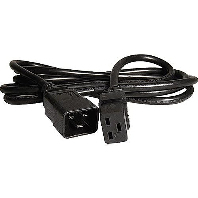 C20 to C19 Power Lead LSZH 1m Black