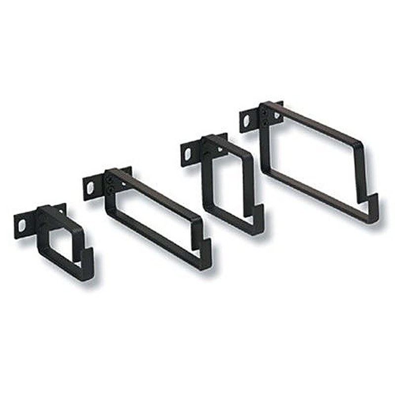 Cabinet Cable Ring Black, 100 x 75mm, Black