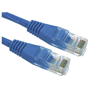 CAT5e Patch Cable UTP Full Copper, 0.25m, Blue