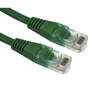 CAT5e Patch Cable UTP Full Copper, 0.25m, Green