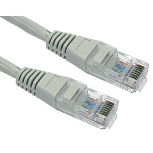 CAT5e Patch Cable UTP Full Copper, 0.25m, Grey