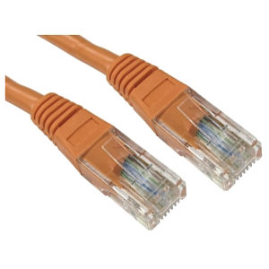 CAT5e Patch Cable UTP Full Copper, 0.25m, Orange