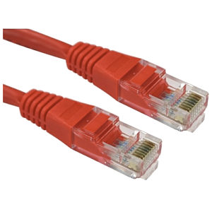 CAT5e Patch Cable UTP Full Copper, 0.25m, Red