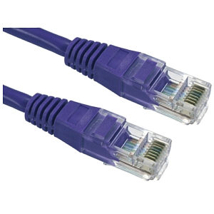 CAT5e Patch Cable UTP Full Copper, 0.25m, Violet