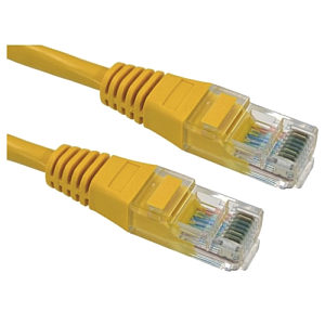 CAT5e Patch Cable UTP Full Copper, 15m, Yellow