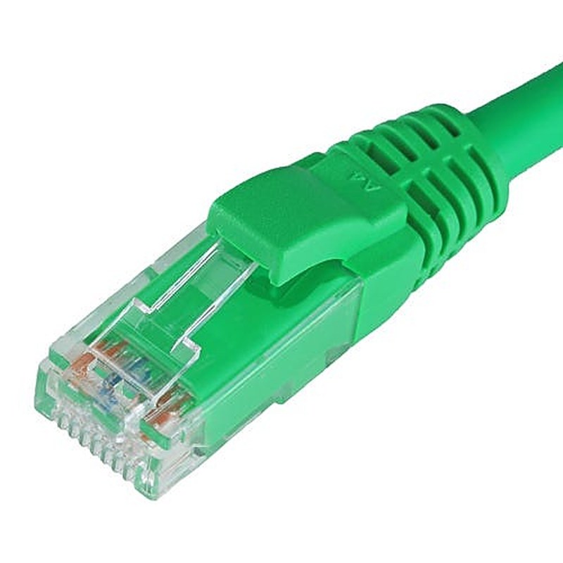 CAT5e LSZH Ethernet Lead 26AWG Snagless, 5m, Green
