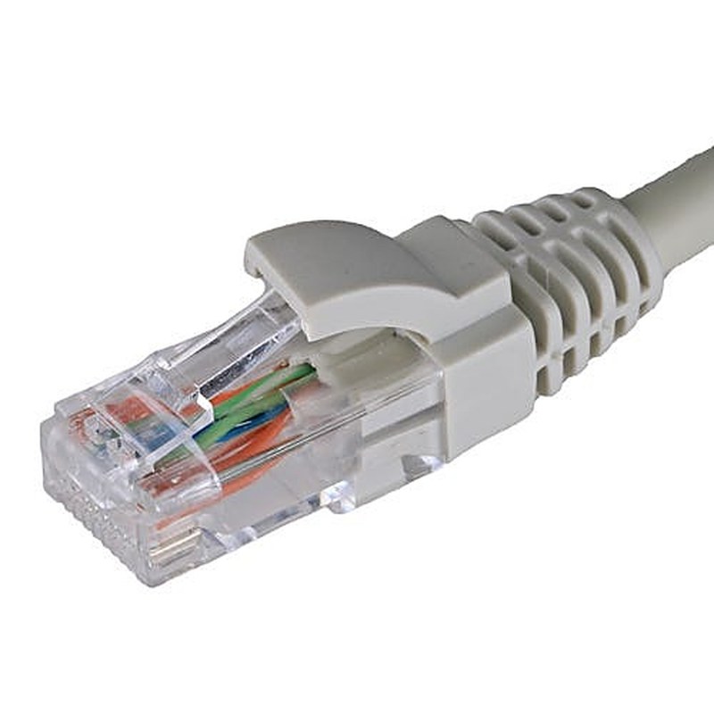CAT5e LSZH Ethernet Lead 26AWG Snagless, 2.5m, Grey