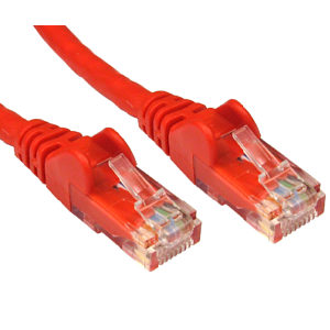 CAT5e Economy Network Cable, 0.25m, Red