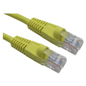 Snagless CAT.5e Patch Cable UTP LSZH, 1m, Yellow