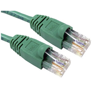 CAT5e Snagless Ethernet Patch Cable UTP, 1m, Green