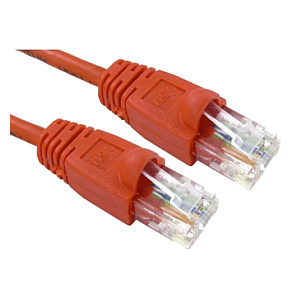 CAT5e Snagless Ethernet Patch Cable UTP, 0.5m, Red