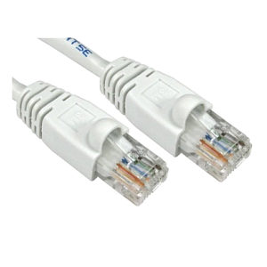 CAT5e Snagless Ethernet Patch Cable UTP, 3m, White