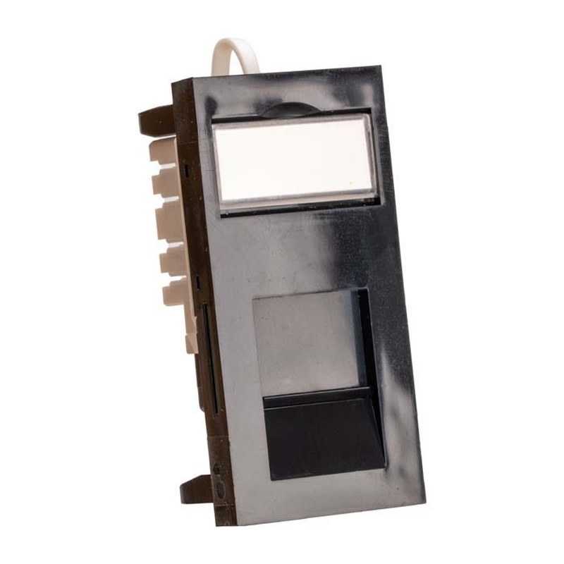Cat5e UTP Module 25 x 50mm Black