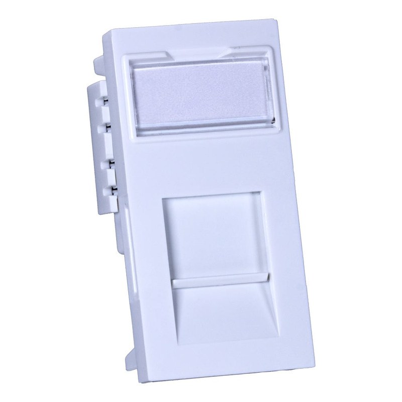 Cat5e UTP Module 25 x 50mm White