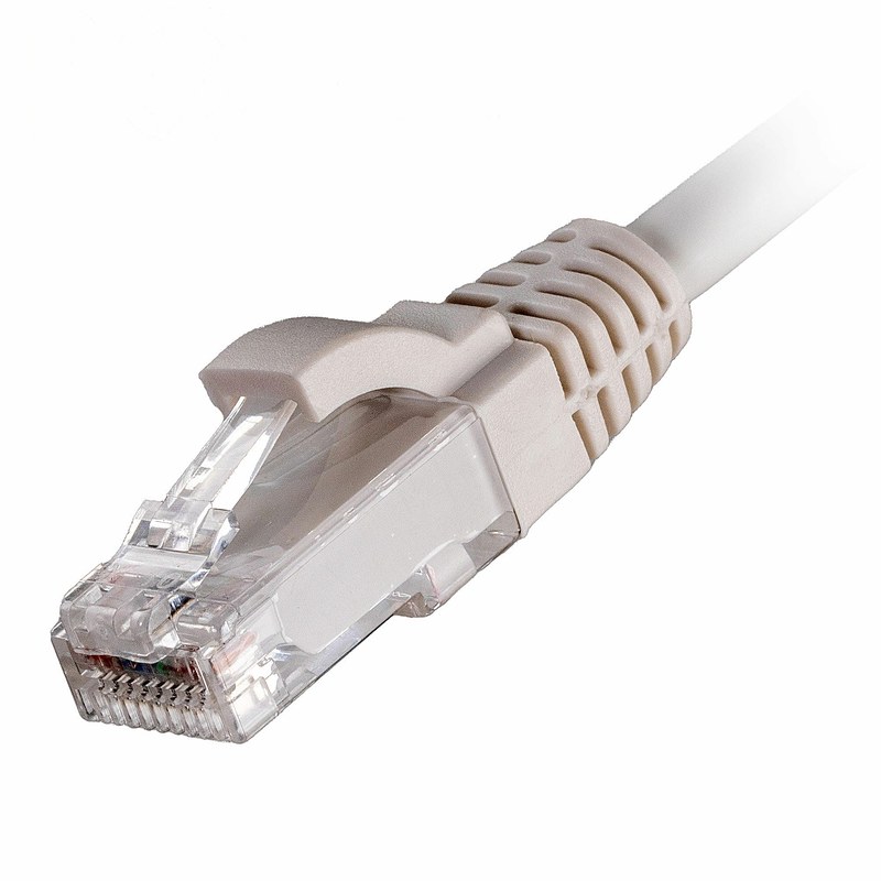 CAT6 LSZH Ethernet Lead 24AWG Snagless, 0.5m, White