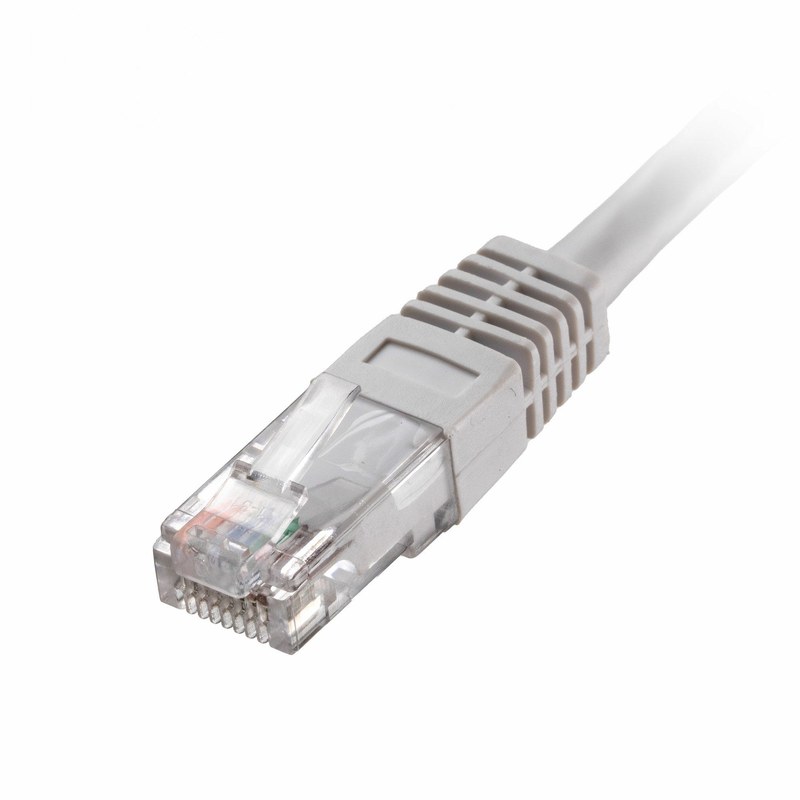 CAT6 PoE++ Patch Lead 24AWG Moulded Boot, 10m, White