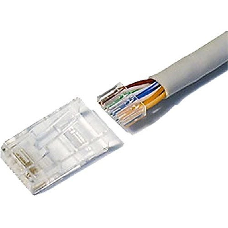 Cat6 UTP RJ45 Plugs Stranded 2 Piece 50 Pack