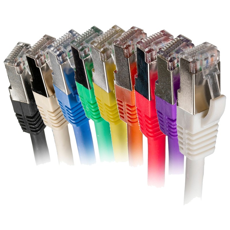 CAT6A S/FTP LSZH Patch Lead Snagless 10Gb 100 Pack
