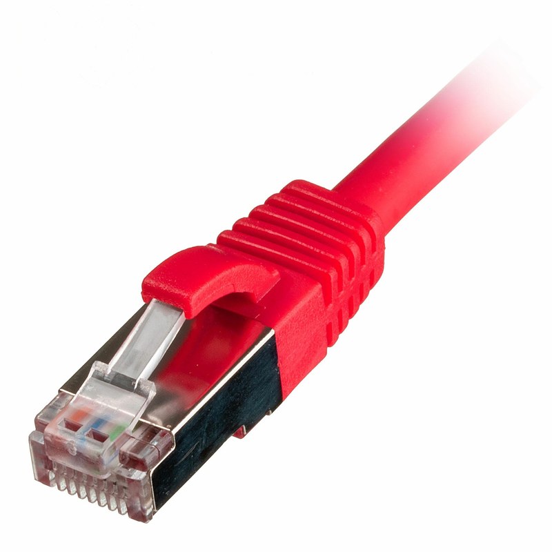 CAT6A S/FTP LSZH Patch Lead Snagless 10Gb, 3m, Red