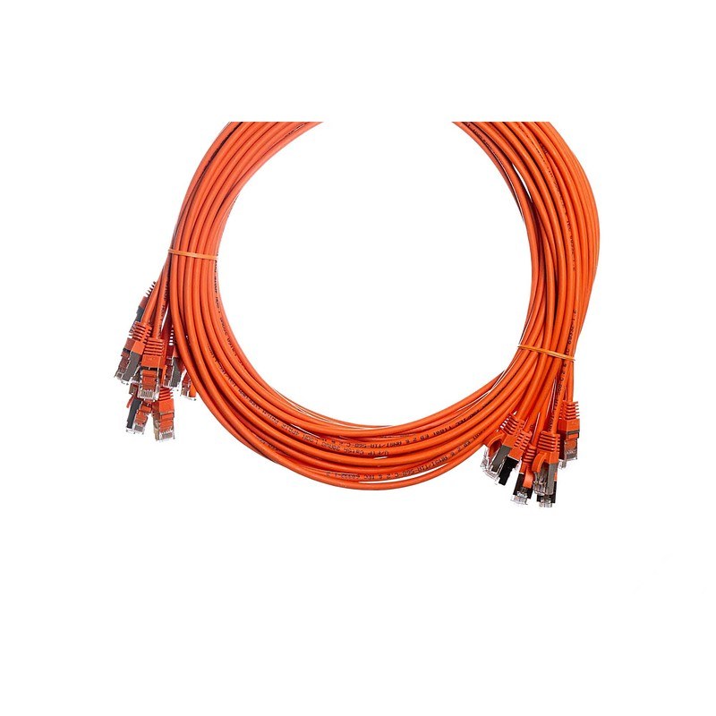CAT6A Slim Patch Lead 30AWG U/FTP LSZH 10 Pack