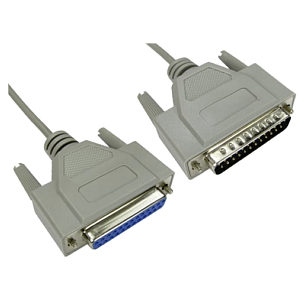 D25 Male to D25 Female Serial Extension Cable - 2m